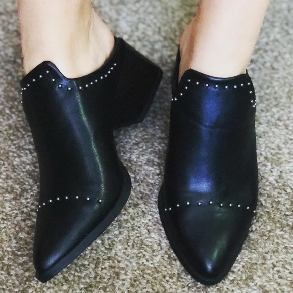 Universal Thread Shoes - 💓SOLD Crista Black Studded Pointed Toe Heeled